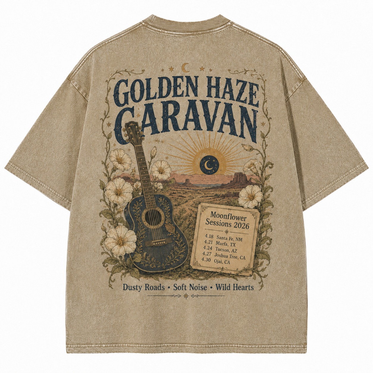 Golden Haze Caravan Graphic Tee