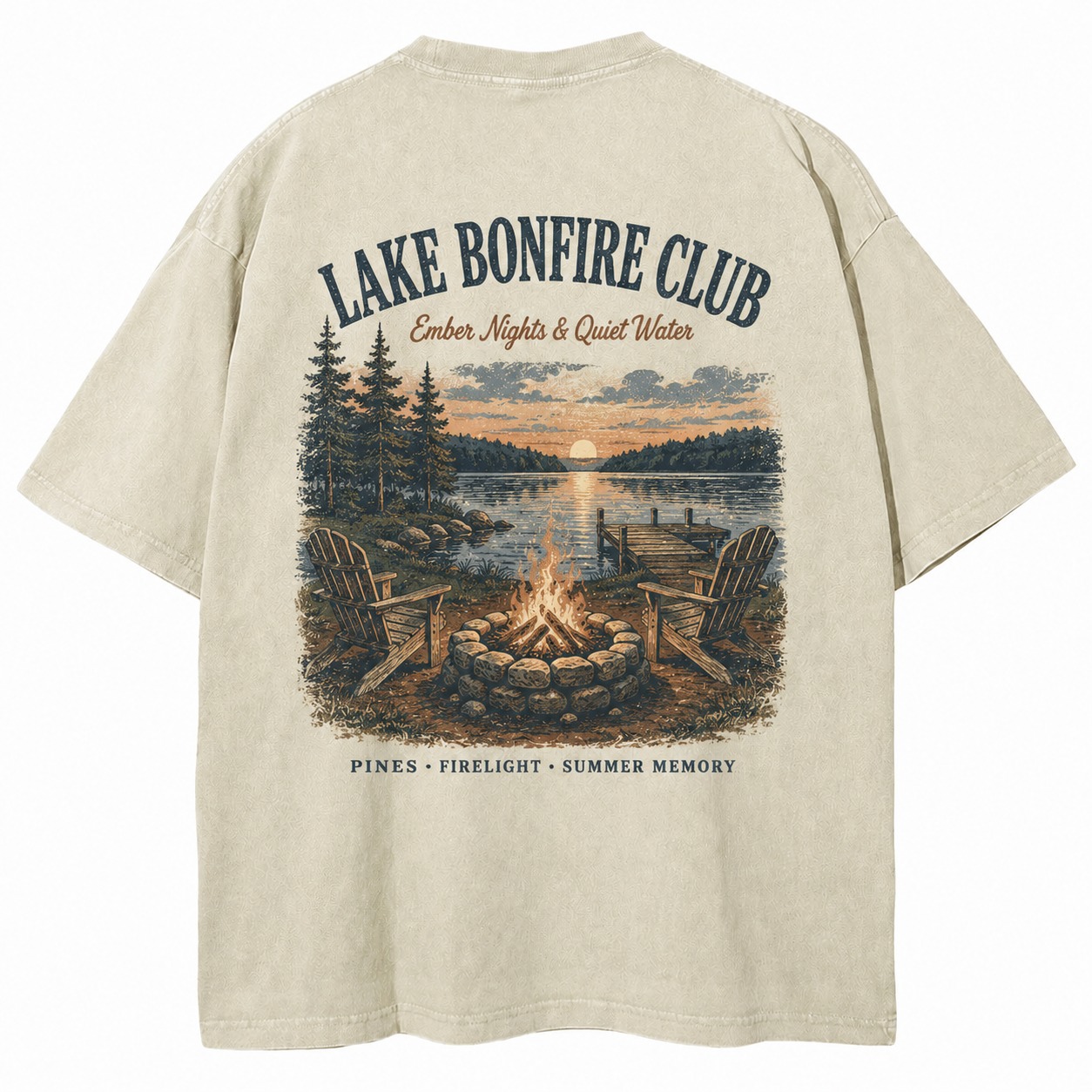 Lake Bonfire Club Tee