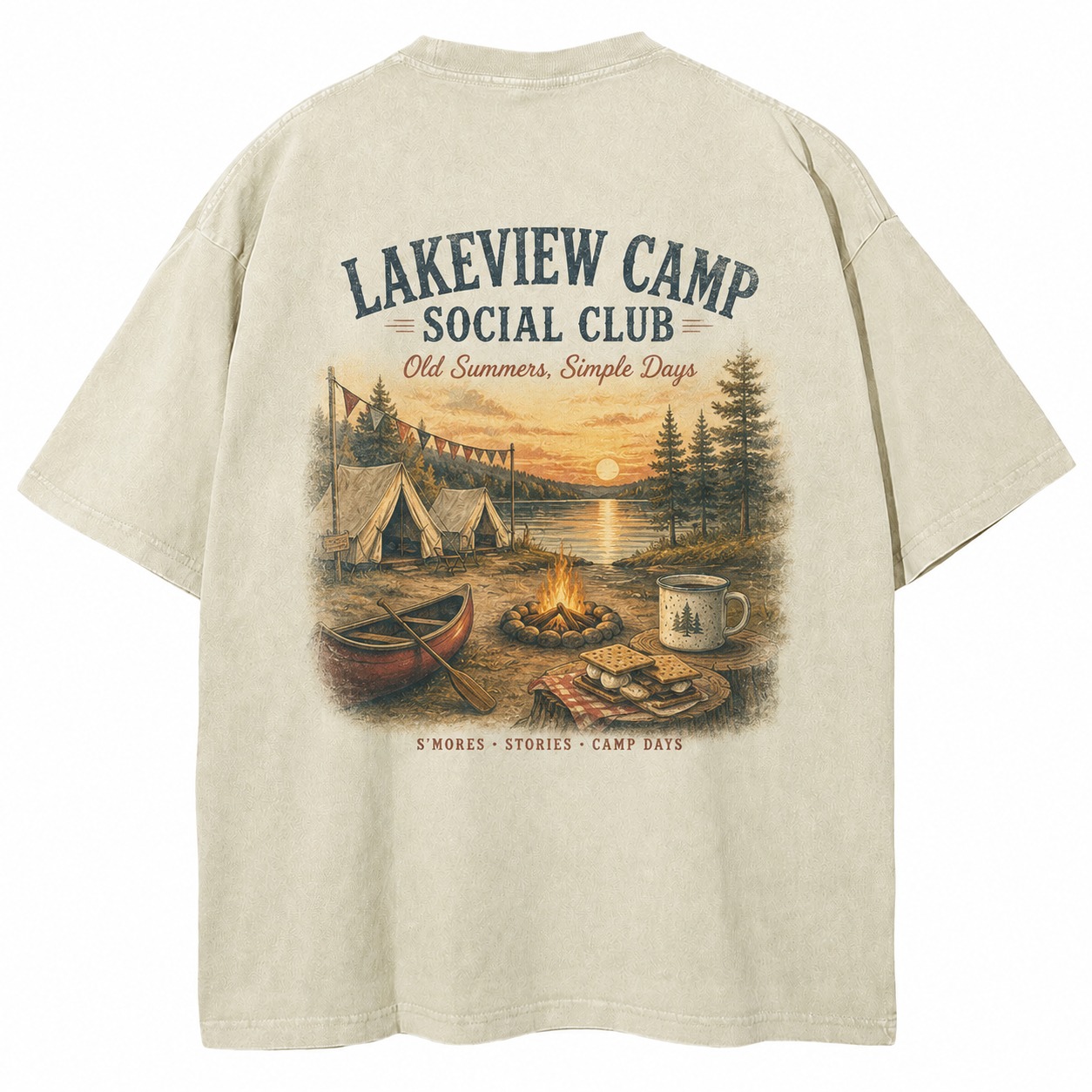 Lakeview Camp Social Club Tee