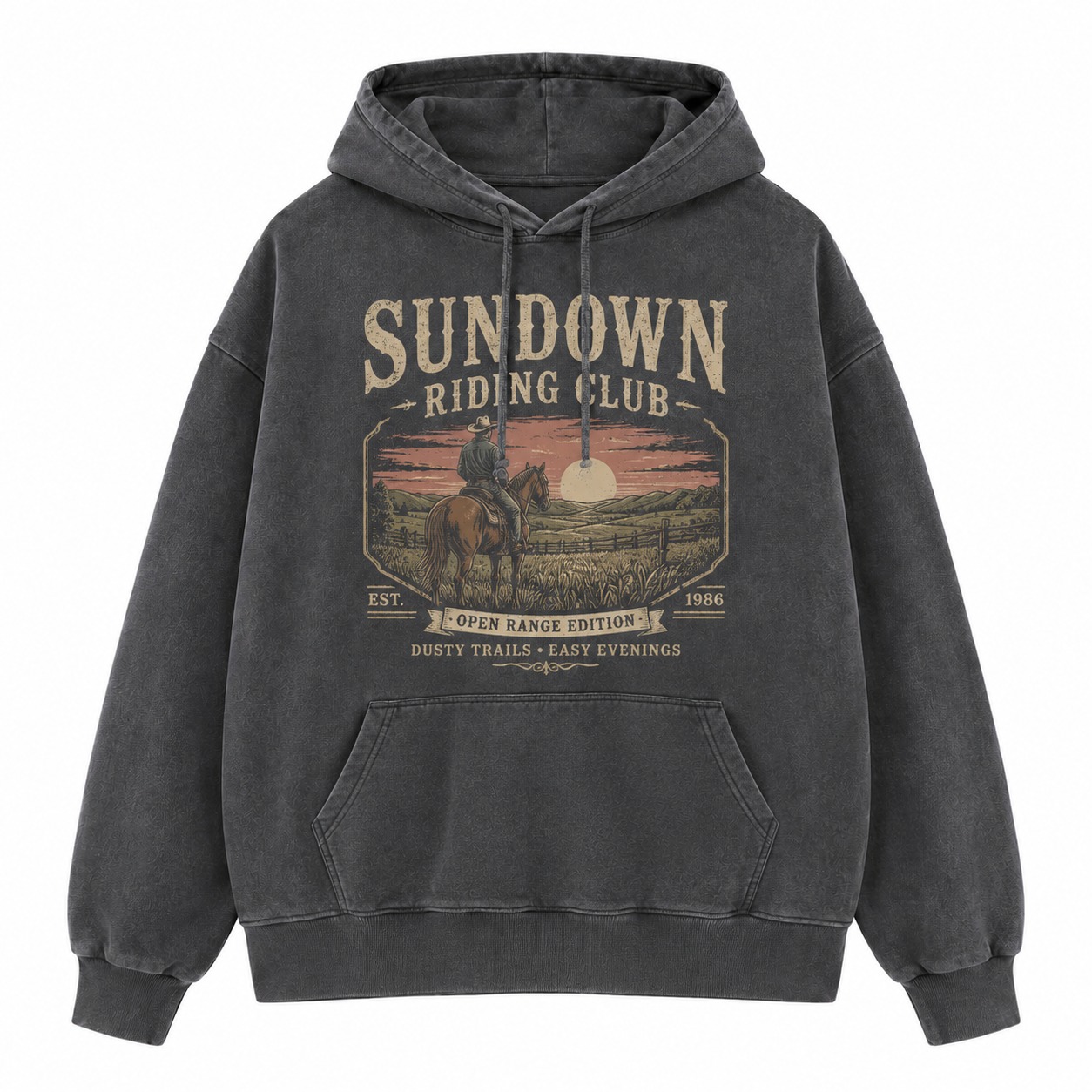 Sundown Riding Club Washed Hoodie
