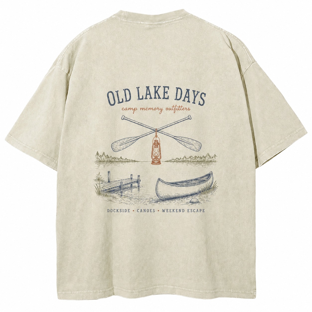 Old Lake Days Canoe Camp Tee