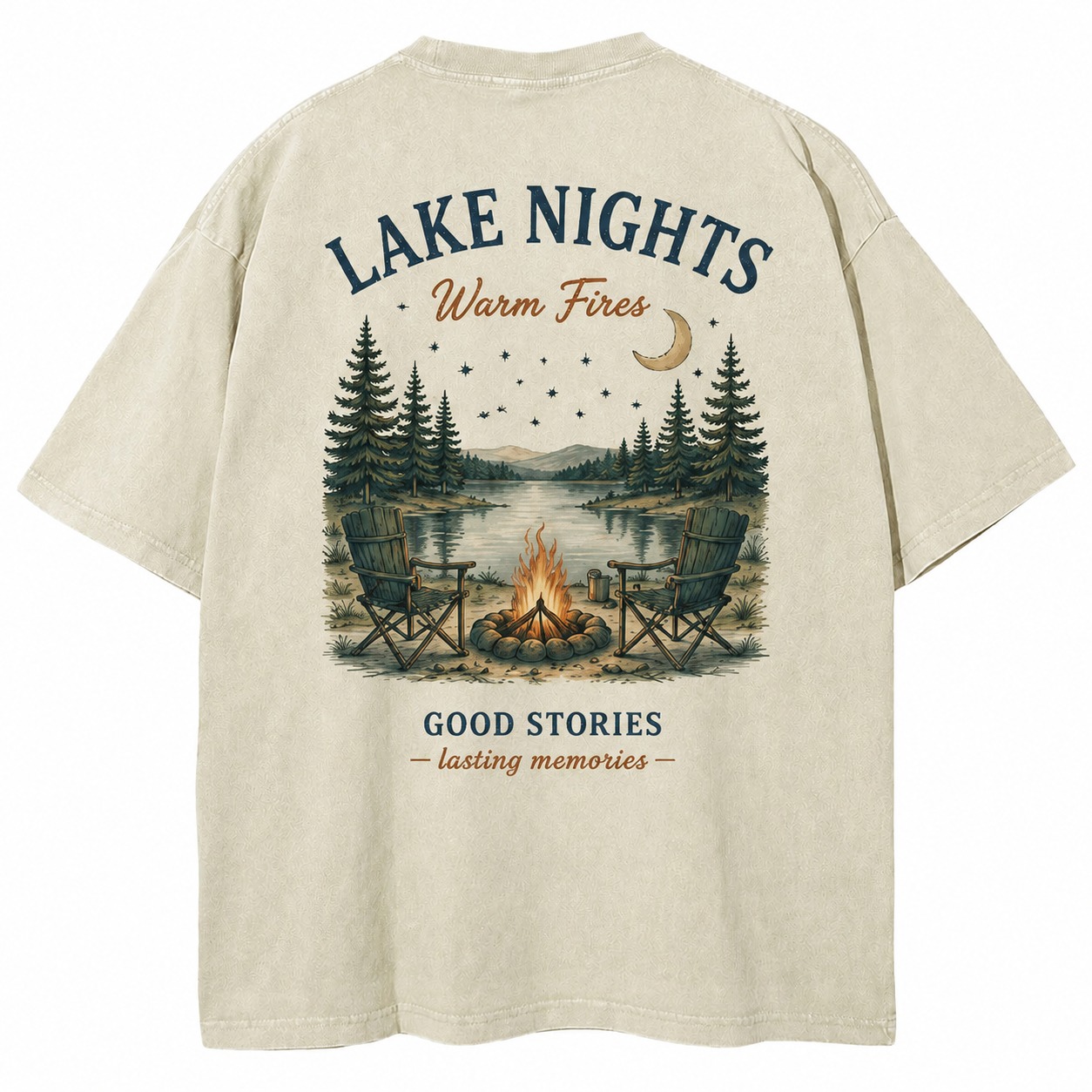 Lake Nights Campfire Tee