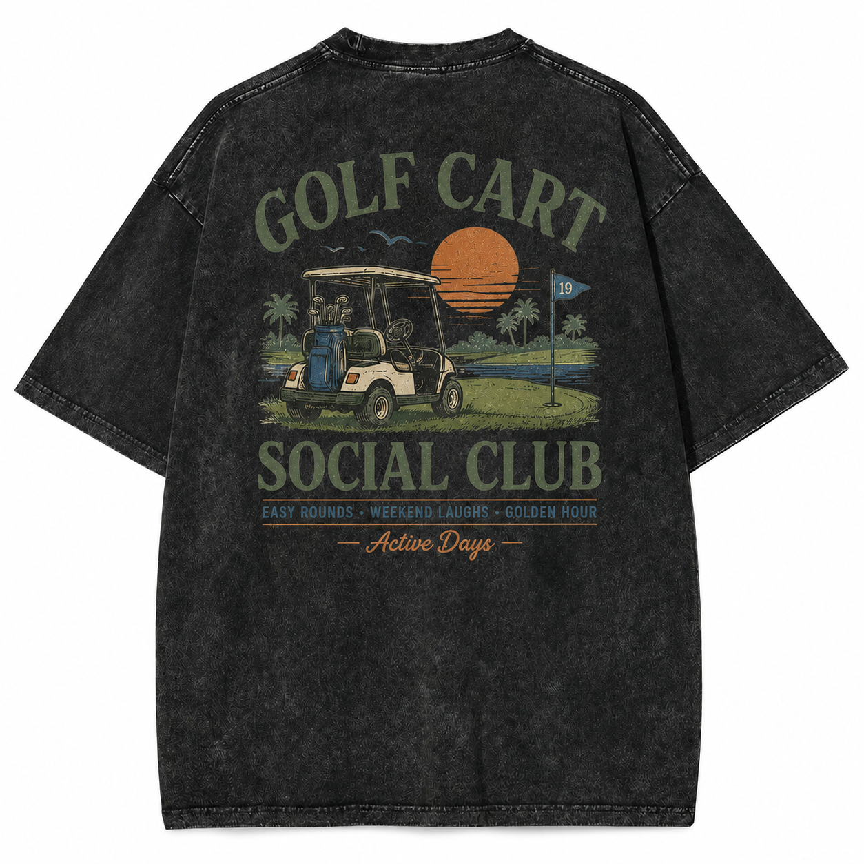 Golf Cart Social Club Tee