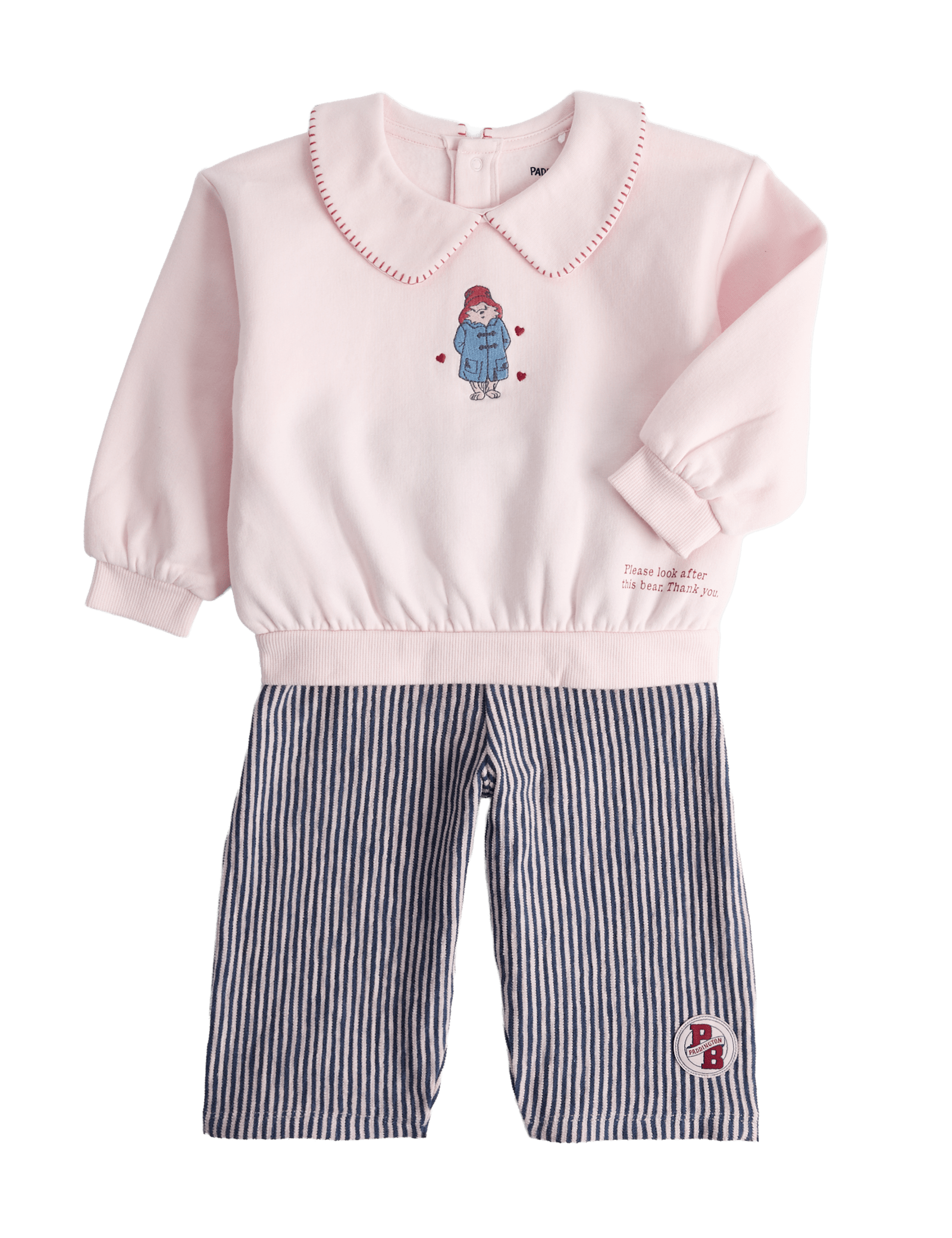 Cotton Rich Paddington™ Sweat Outfit (0-3 Yrs) - PINK MIX