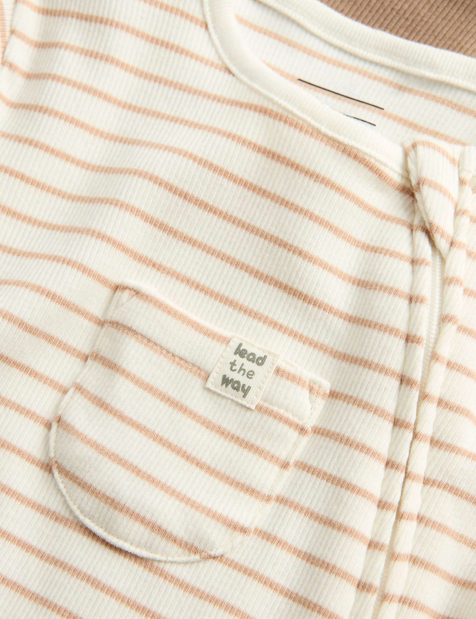 3 Pack Cotton Rich Ribbed Sleepsuits (6½lbs-3 Yrs)