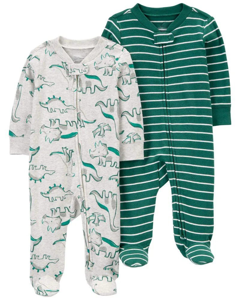 Baby 2-Pack 2-Way Zip Sleep and Play