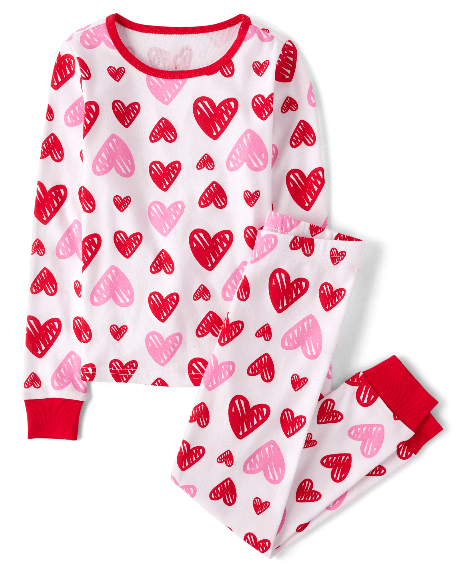 Girls Long Sleeve Dream Snug Fit Cotton Pajamas