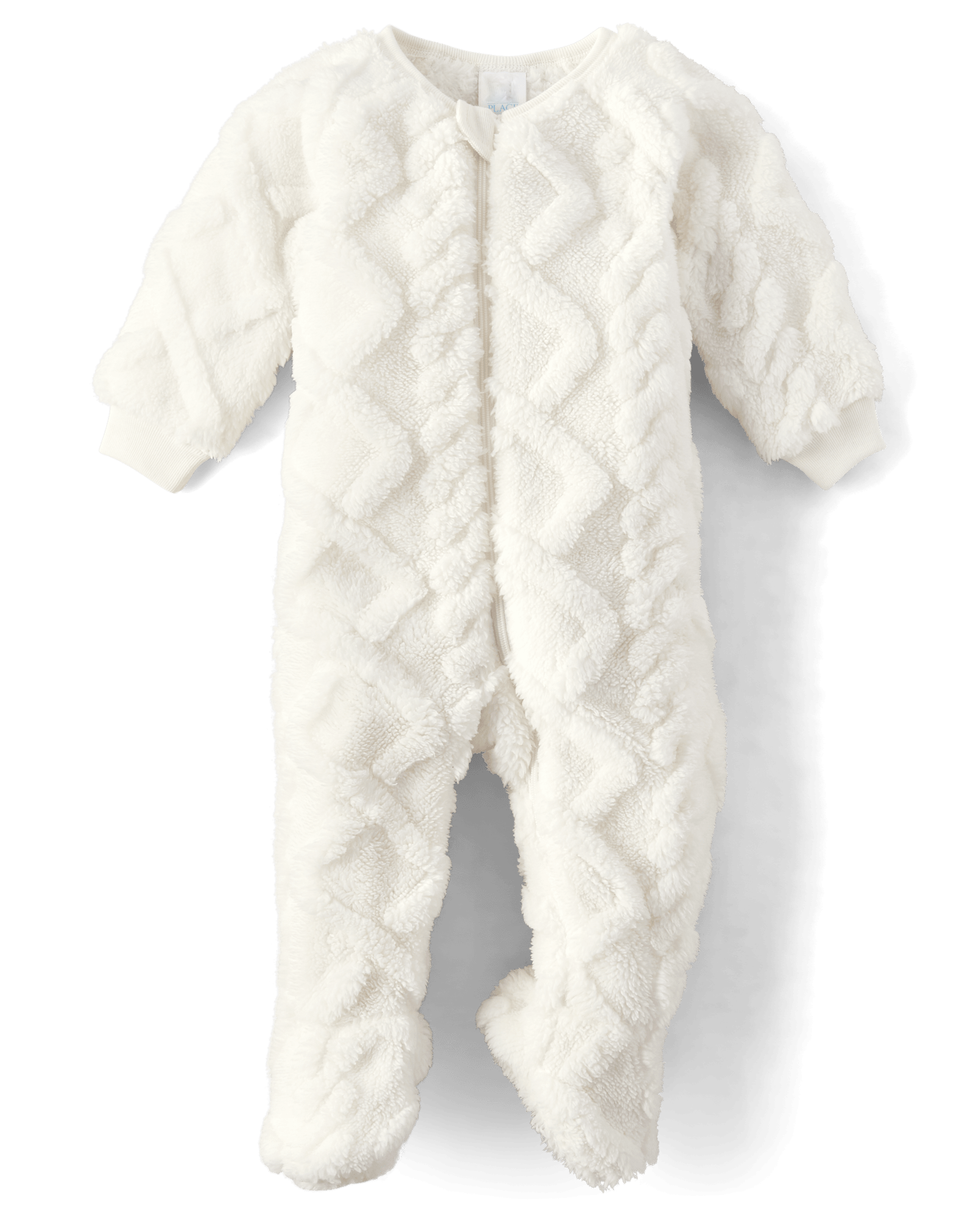 Baby And Toddler Boys Long Raglan Sleeve Space Print Fleece Footed One Piece Pajamas