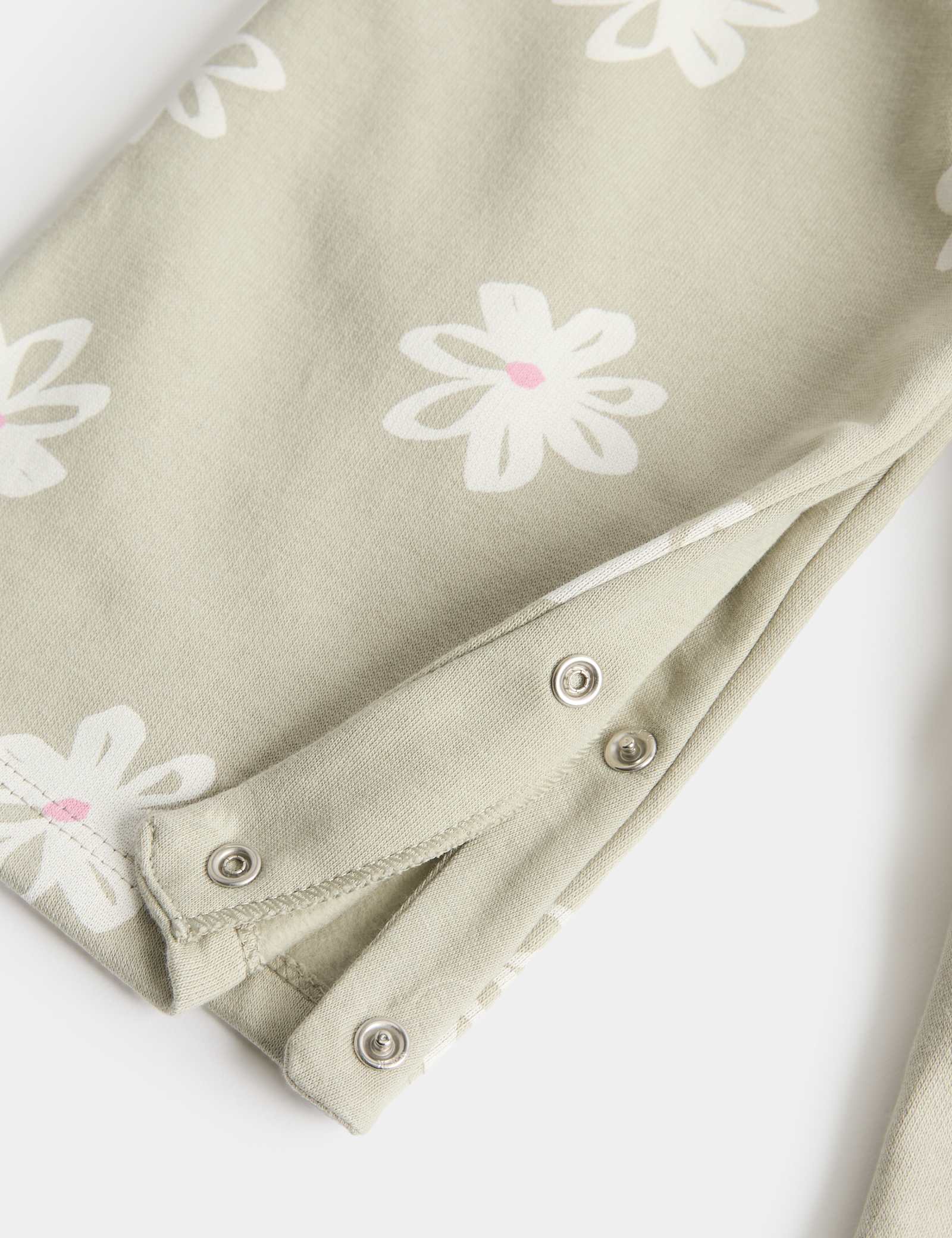 2 Piece Jersey Flower Dungarees with Top (0-3 Yrs) - GREEN MIX