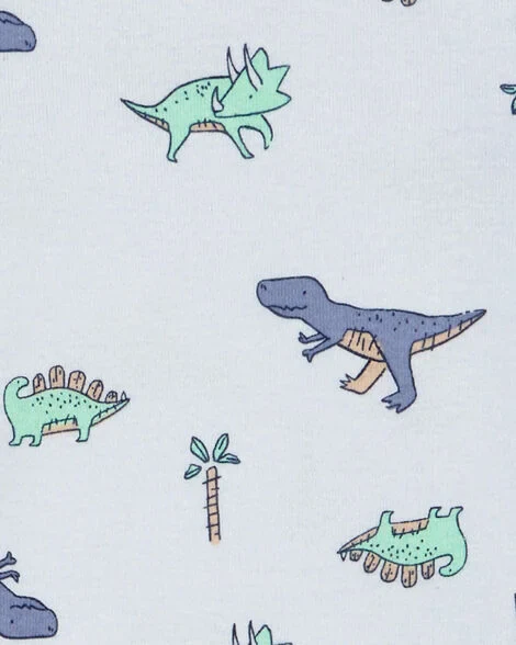Baby 5-Pack Dinosaur Short-Sleeve Bodysuits