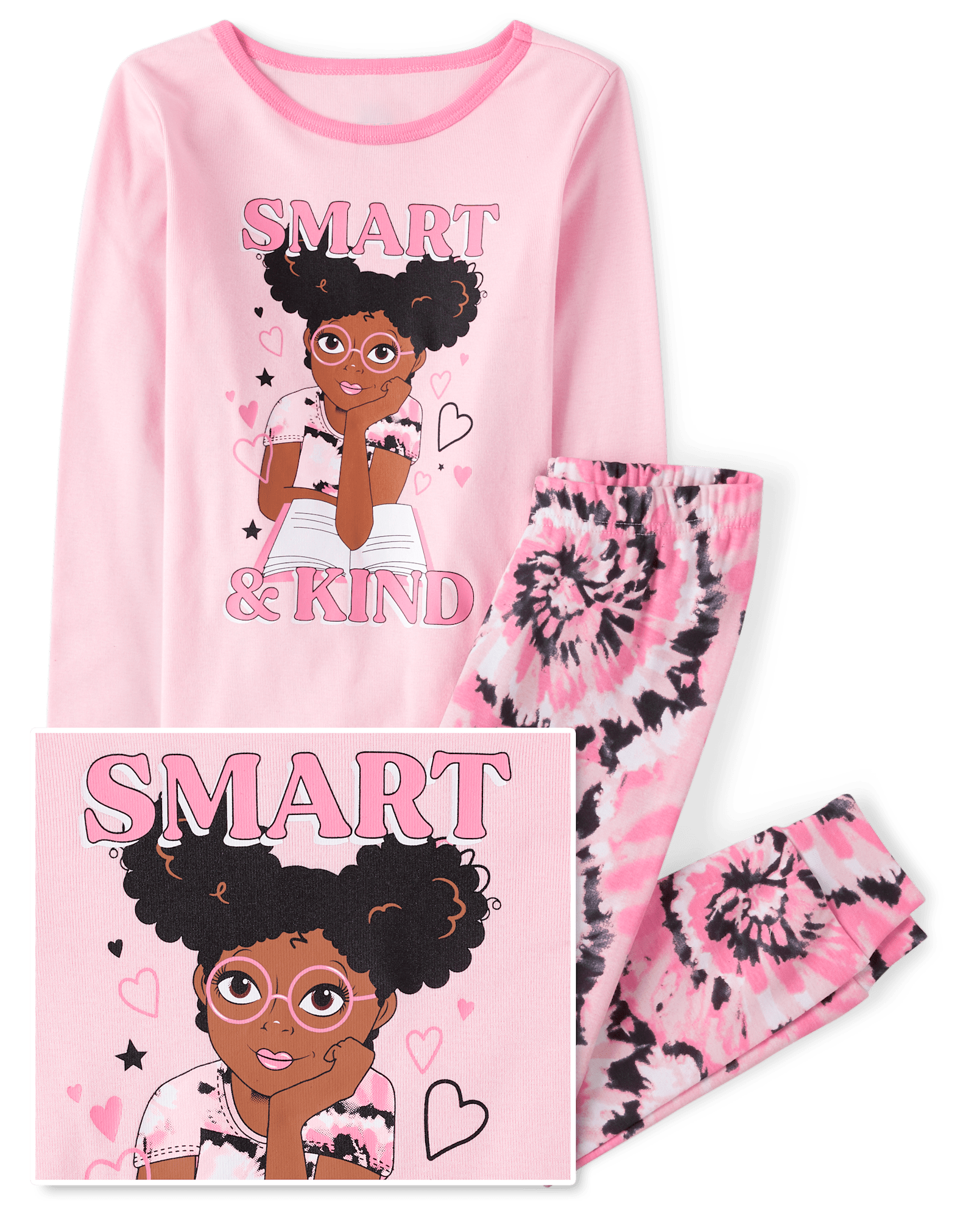 Girls Long Sleeve Dream Snug Fit Cotton Pajamas