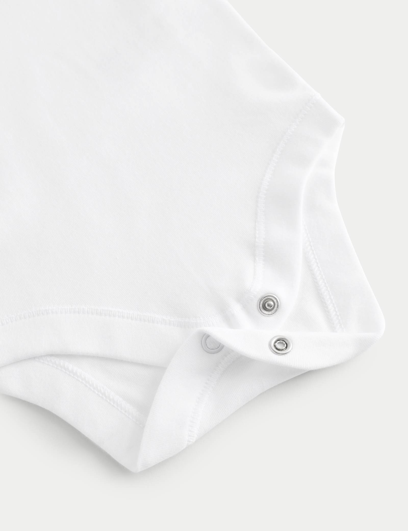 7 Pack Pure Cotton Sleeveless Bodysuits (5lbs-3 Yrs) - WHITE