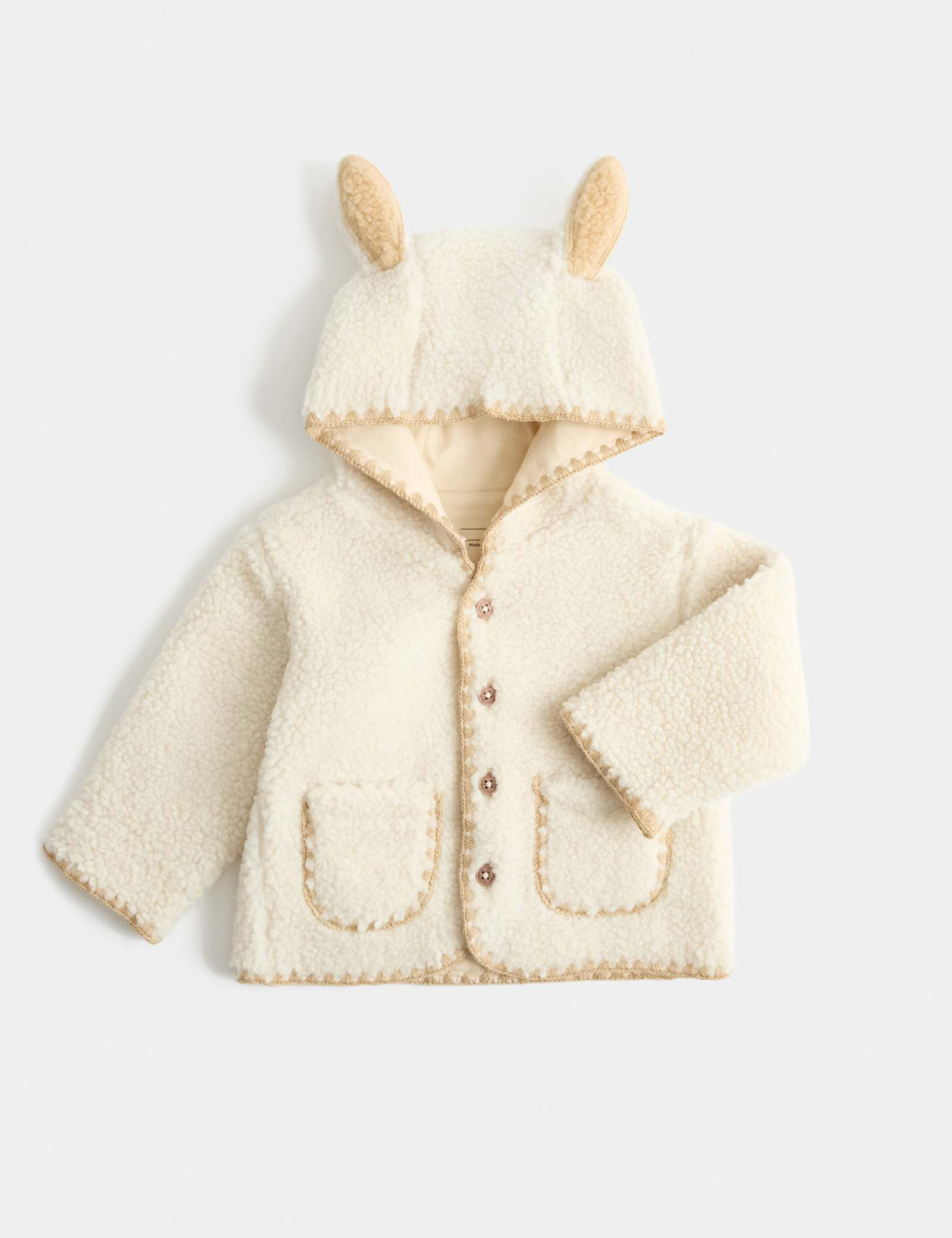 Borg Jacket with Ears (0-12 Mths)