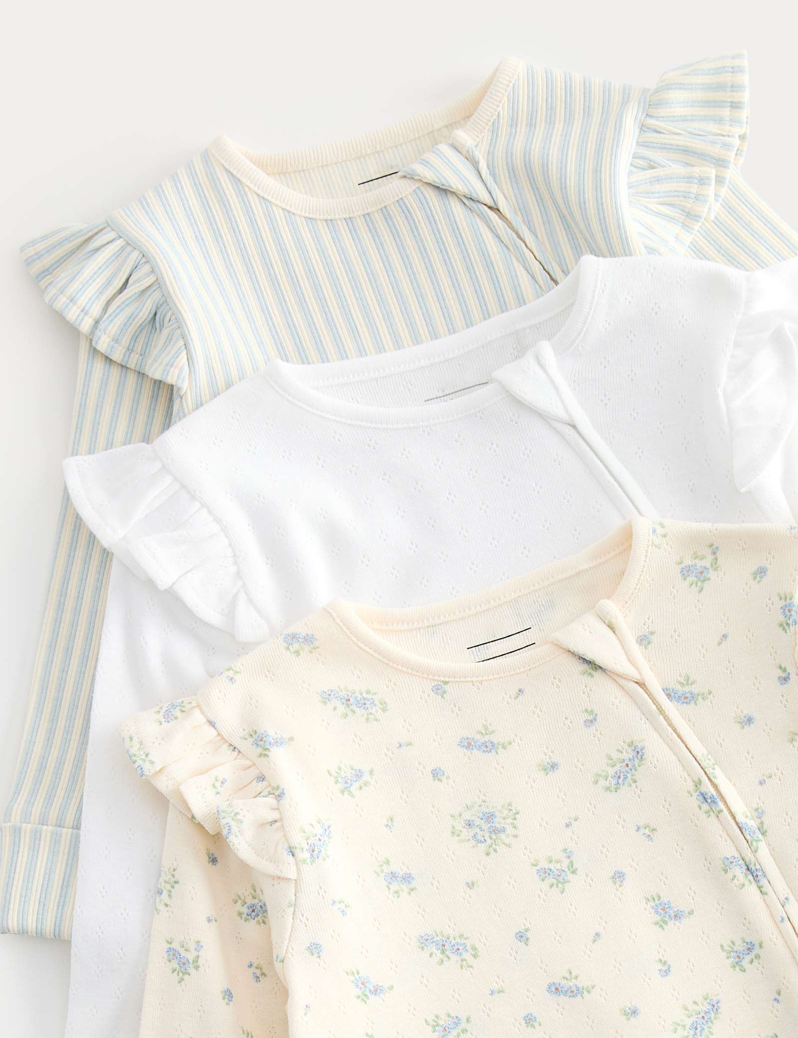 3 Pack Cotton Rich Sleepsuits (6½lbs-3 Yrs)
