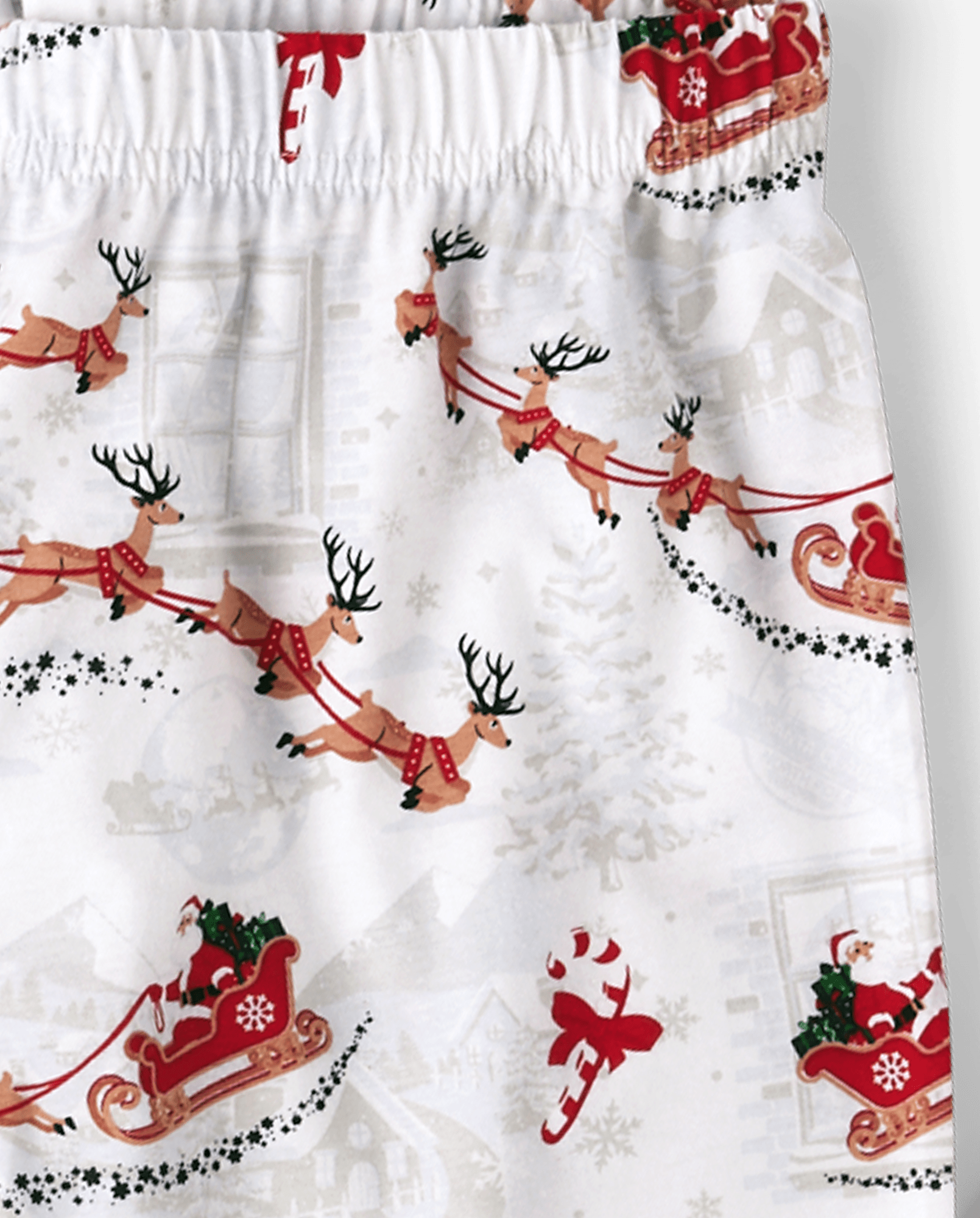Adult Matching Family Christmas Long Sleeve Animal Cotton Pajamas