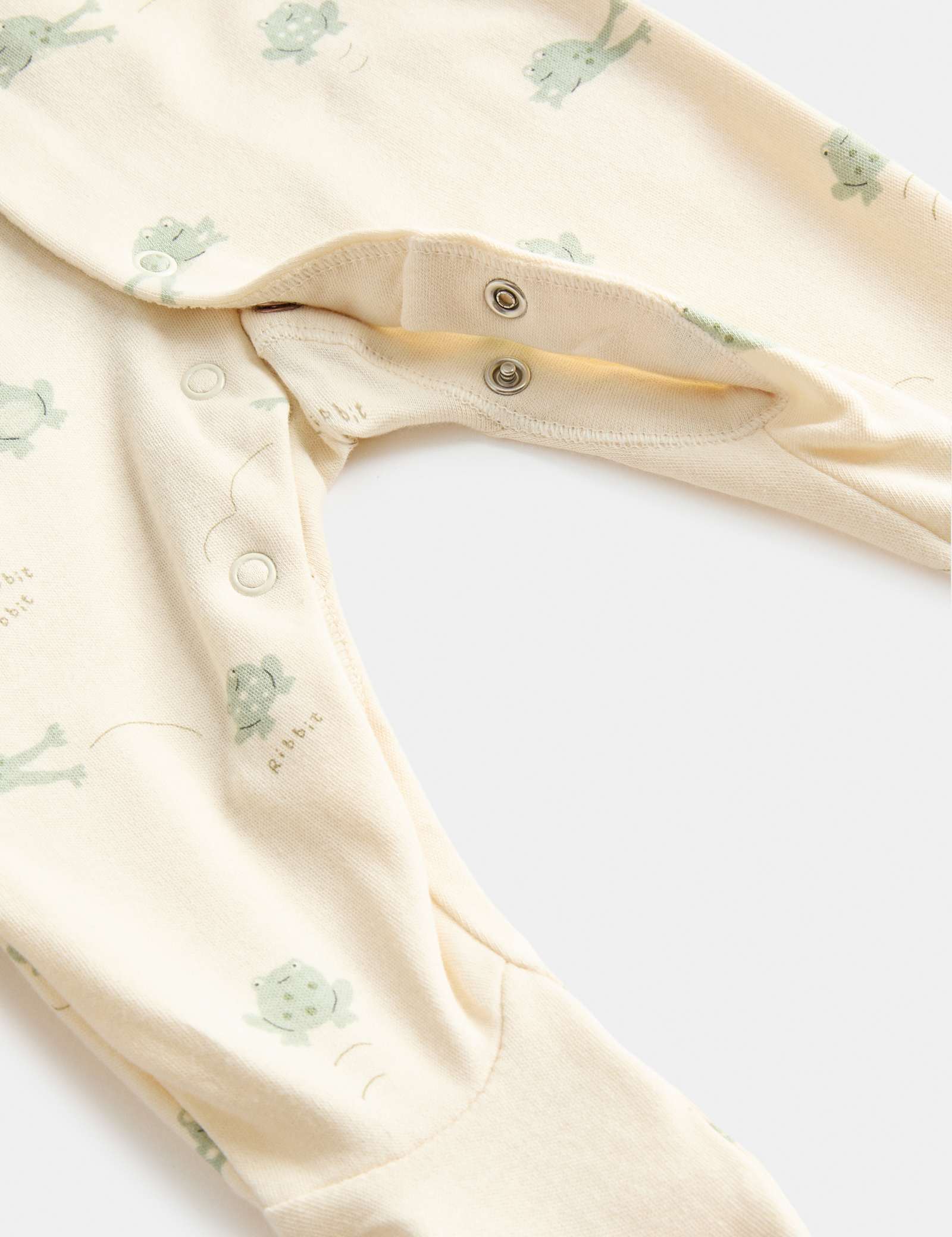 3 Pack Pure Cotton Frog Sleepsuits (0 Mths-3 Yrs) - GREY MIX
