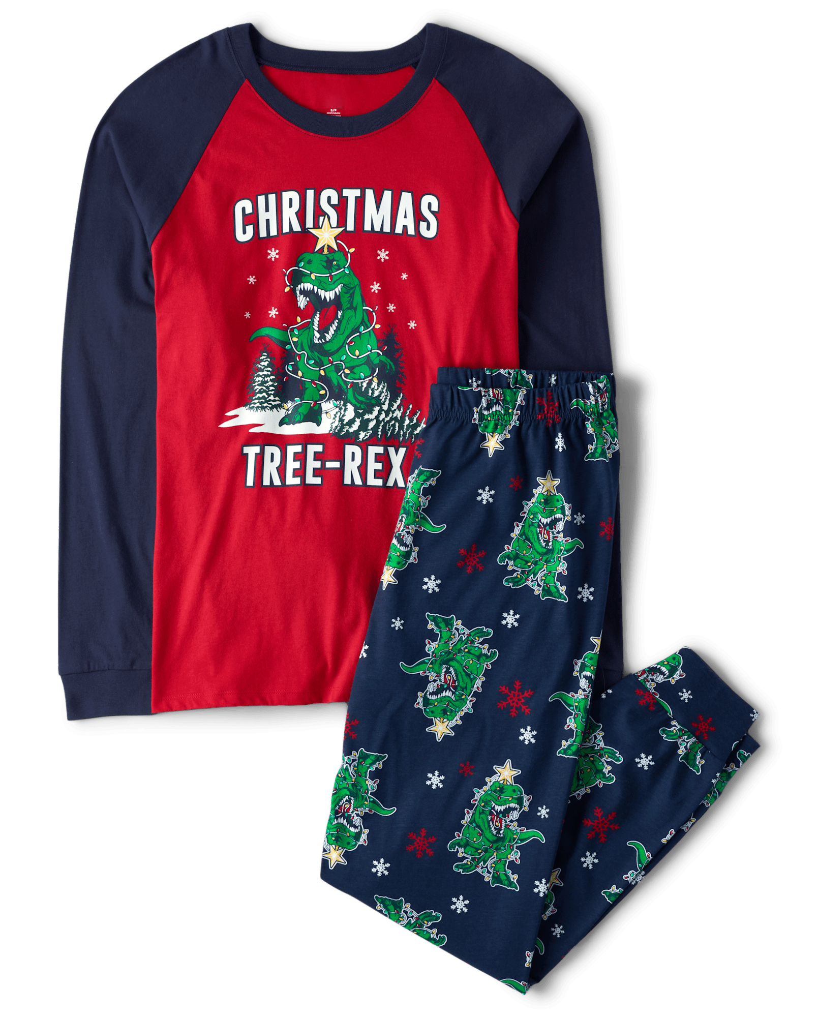 Adult Matching Family Christmas Long Sleeve Candy Cane Fairisle Cotton Pajamas