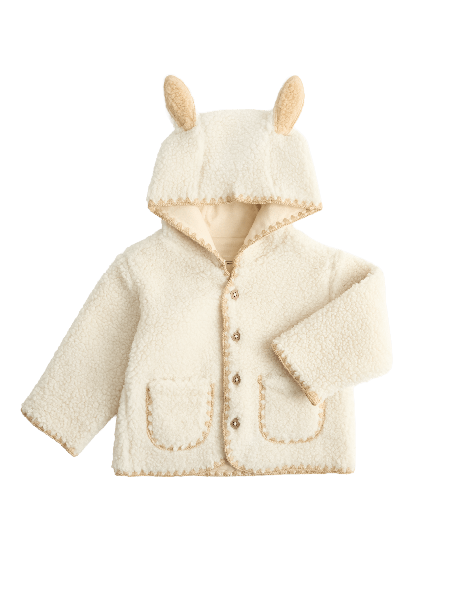 Borg Jacket with Ears (0-12 Mths)
