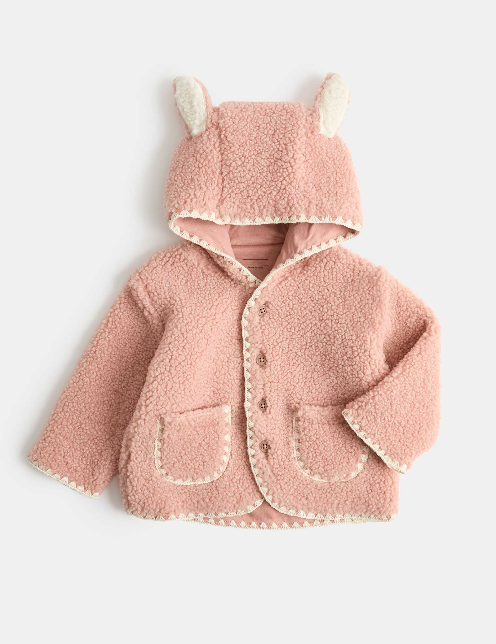 Borg Jacket with Ears (0-12 Mths)