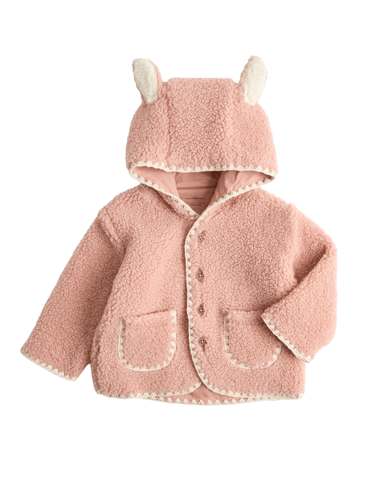 Borg Jacket with Ears (0-12 Mths)