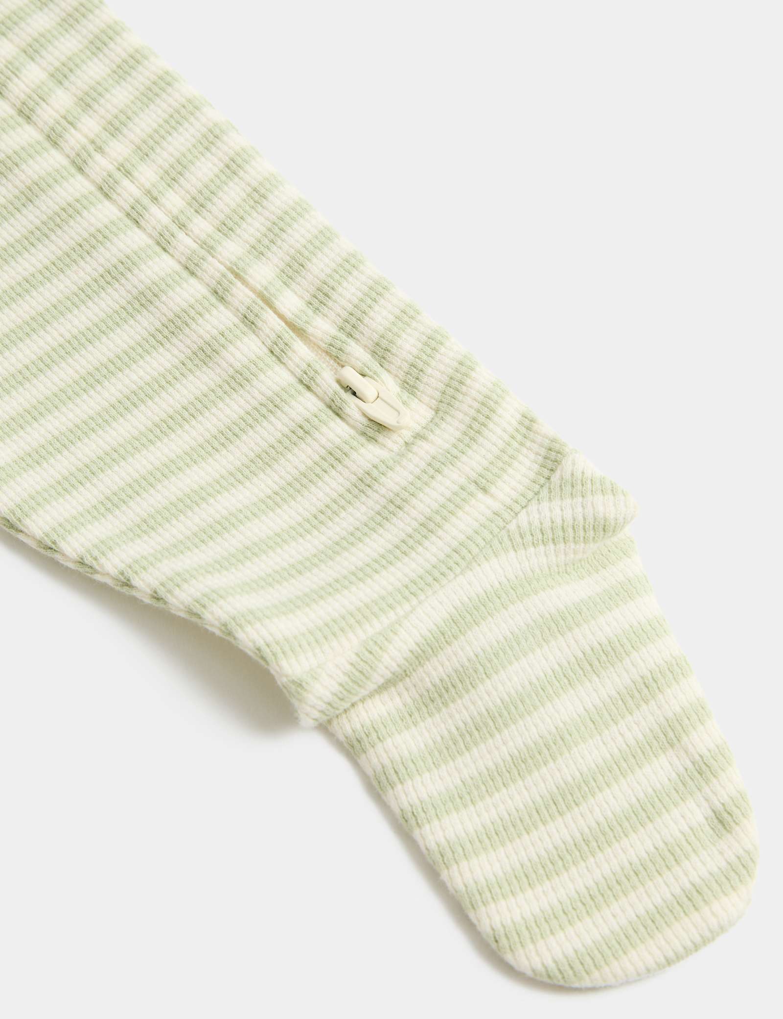 3 Pack Pure Cotton Waffle Sleepsuits (7lbs-3 Yrs) - LIGHT GREEN