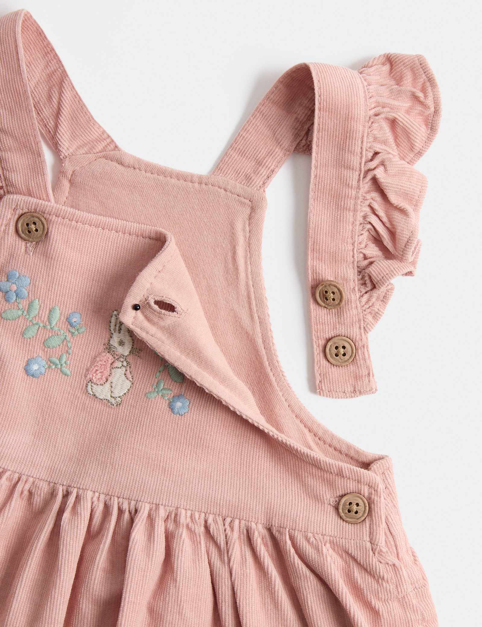 2 Pack Cotton Rich Dresses with Tights (0-3 Yrs) - PINK