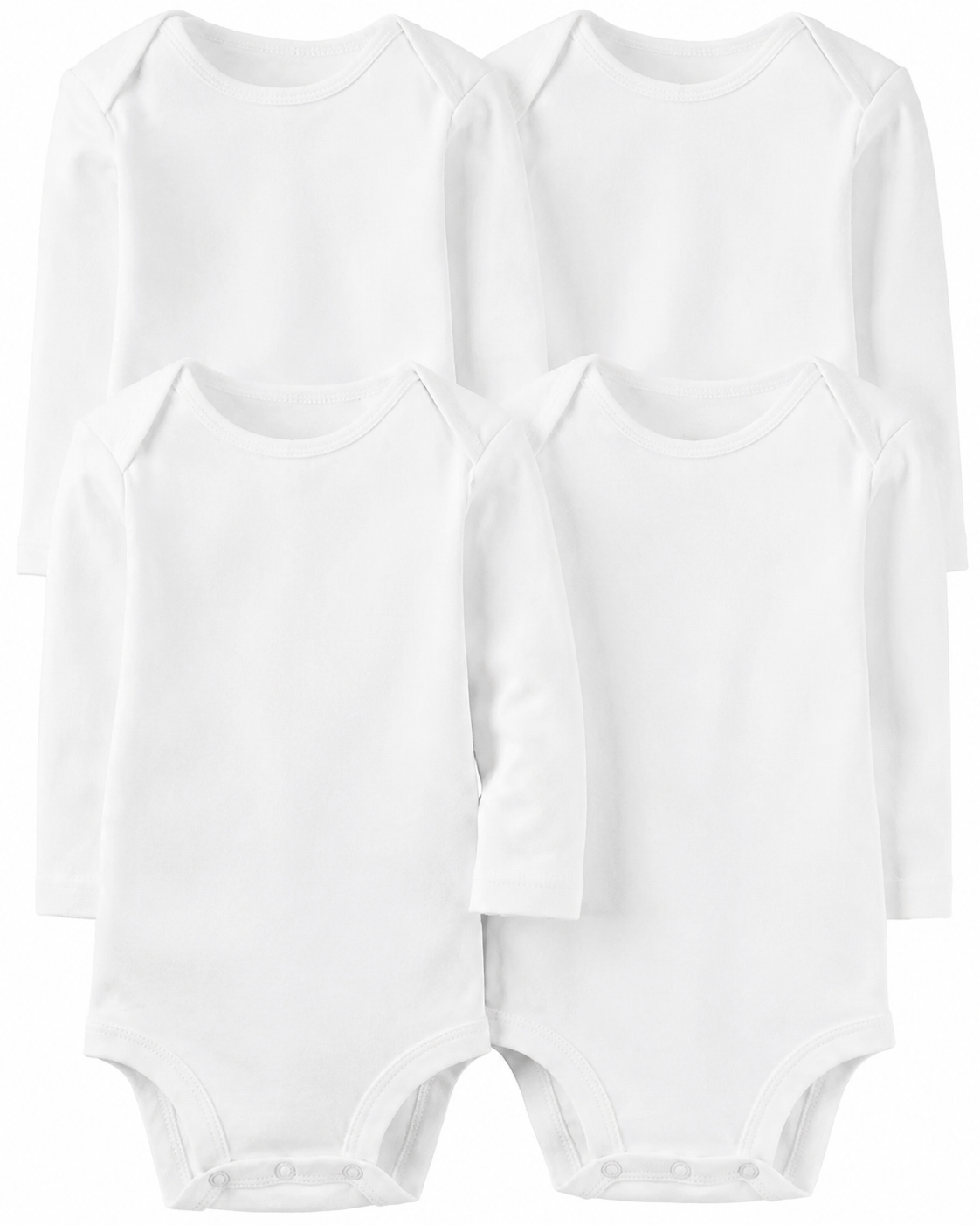 4-Pack Long-Sleeve Original Bodysuits