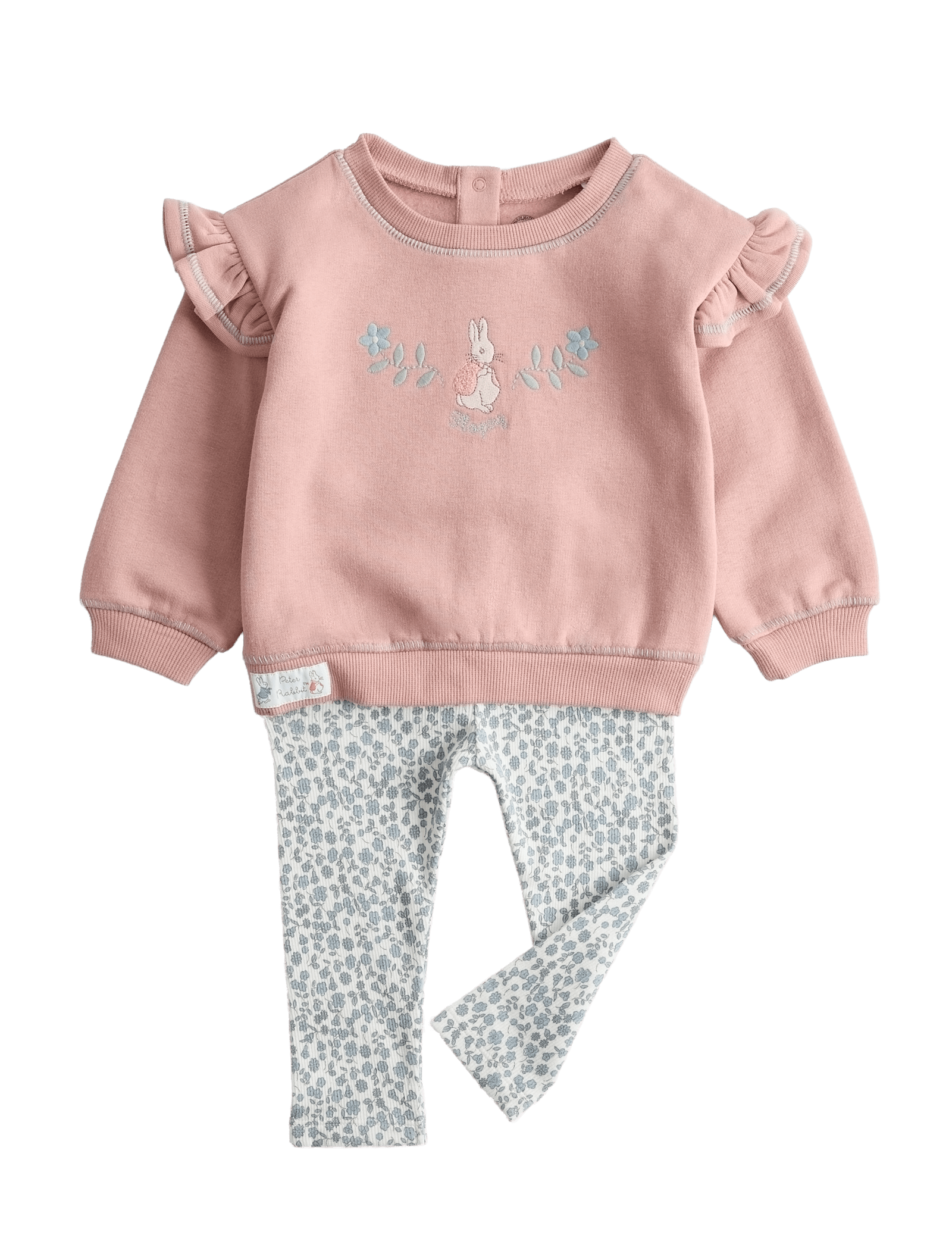 Peter Rabbit™ Cotton Rich Outfit (0-3 Yrs) - PINK MIX