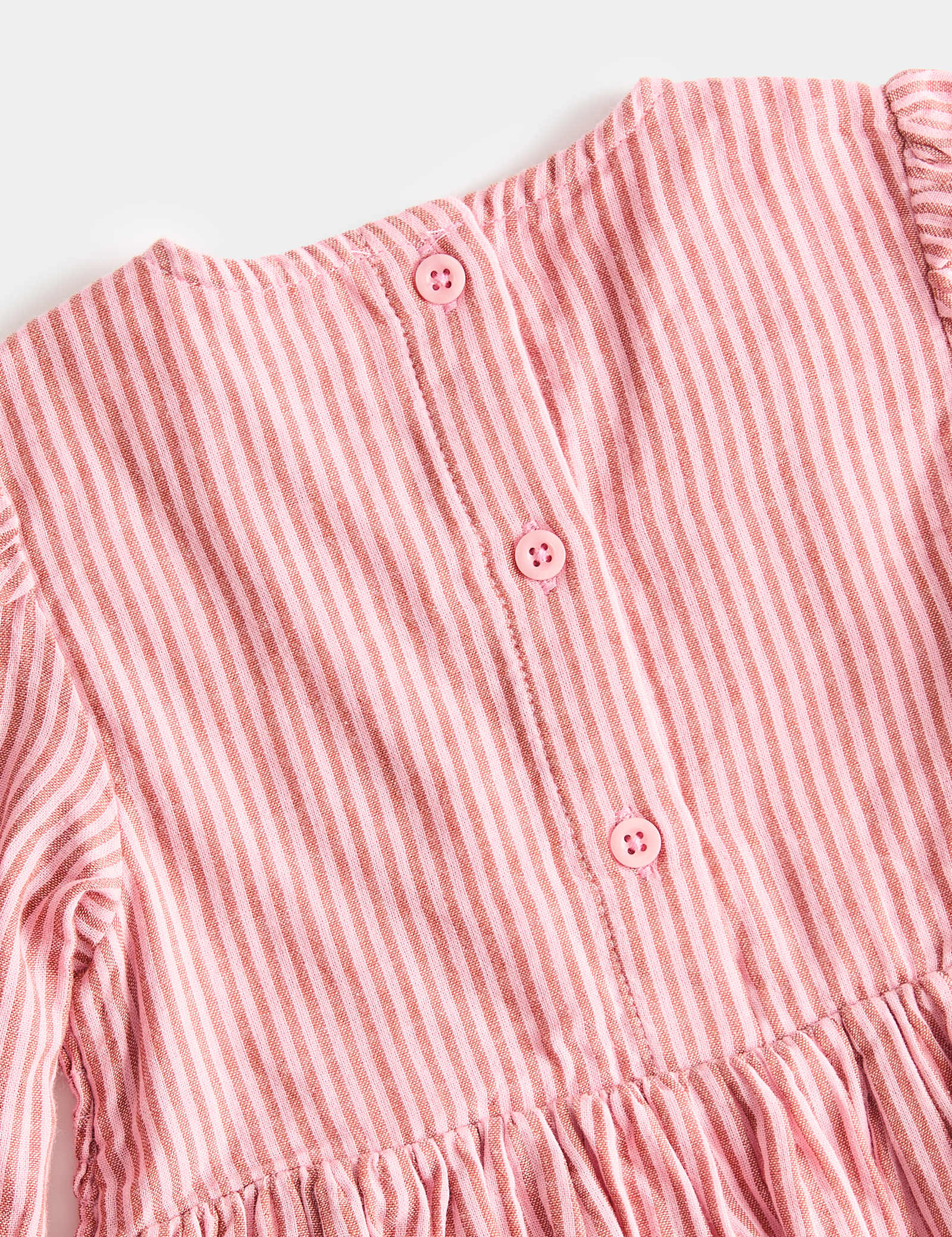 2 Piece Pure Cotton Heart Stripe Outfit (0-5 Yrs) - RED