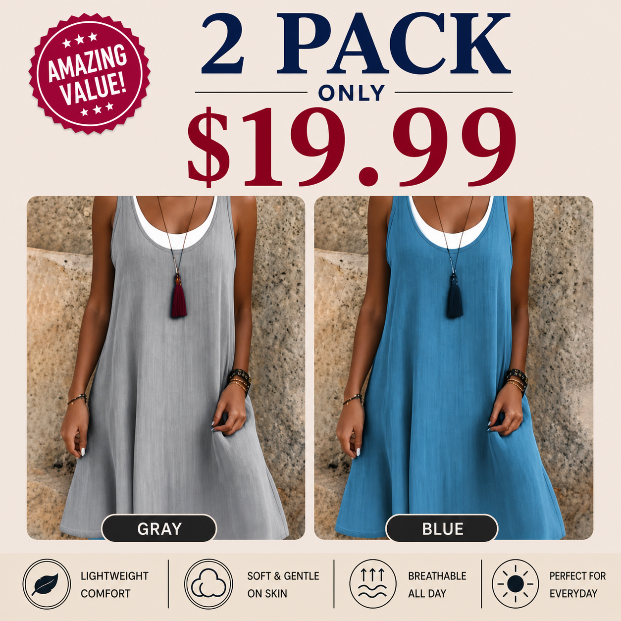 Strapless Summer Layering Dress