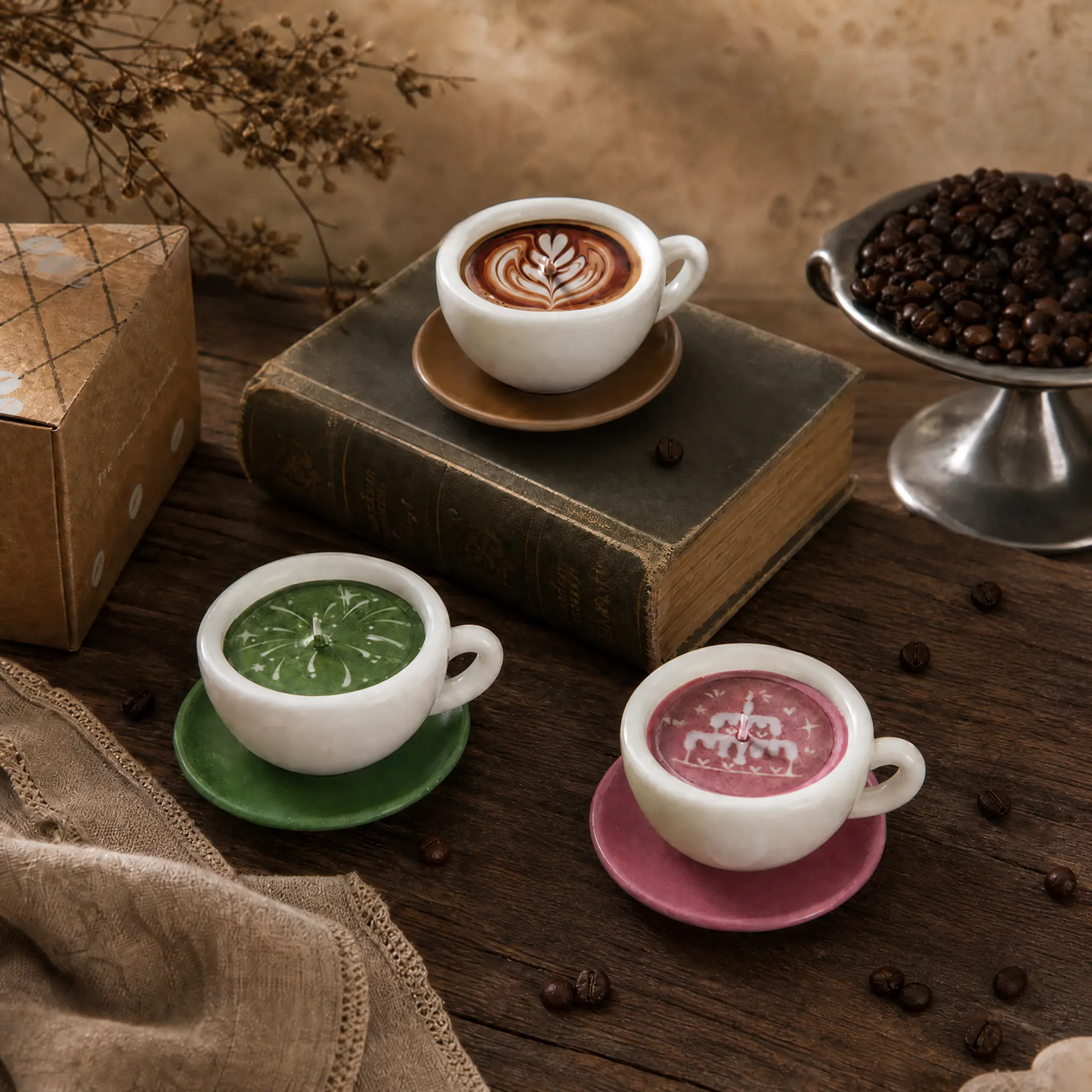 Latte Art Candel