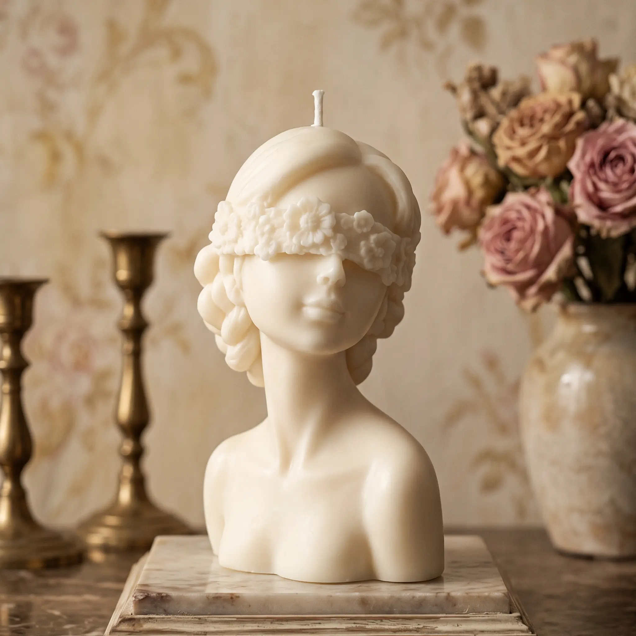 Adèle Bust Relief Candle