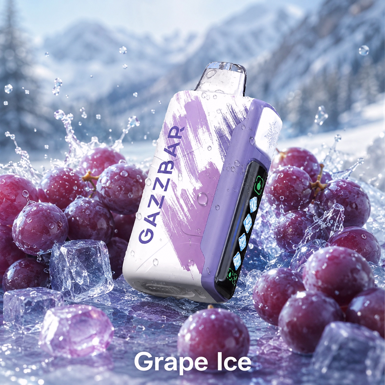 GAZZBAR ICE GOD 50 000 potahů – 5 úrovně nastavitelného chlazení