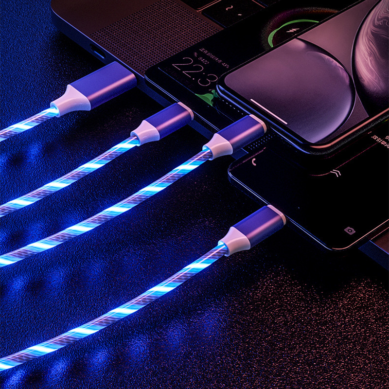 VAPEPIE – 3 v 1 LED Flow Light nabíjecí kabel