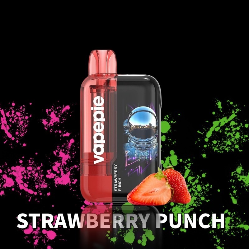 Jahodový punč🔥 TK × VAPEPIE Ultra Phantom 30000 potahů