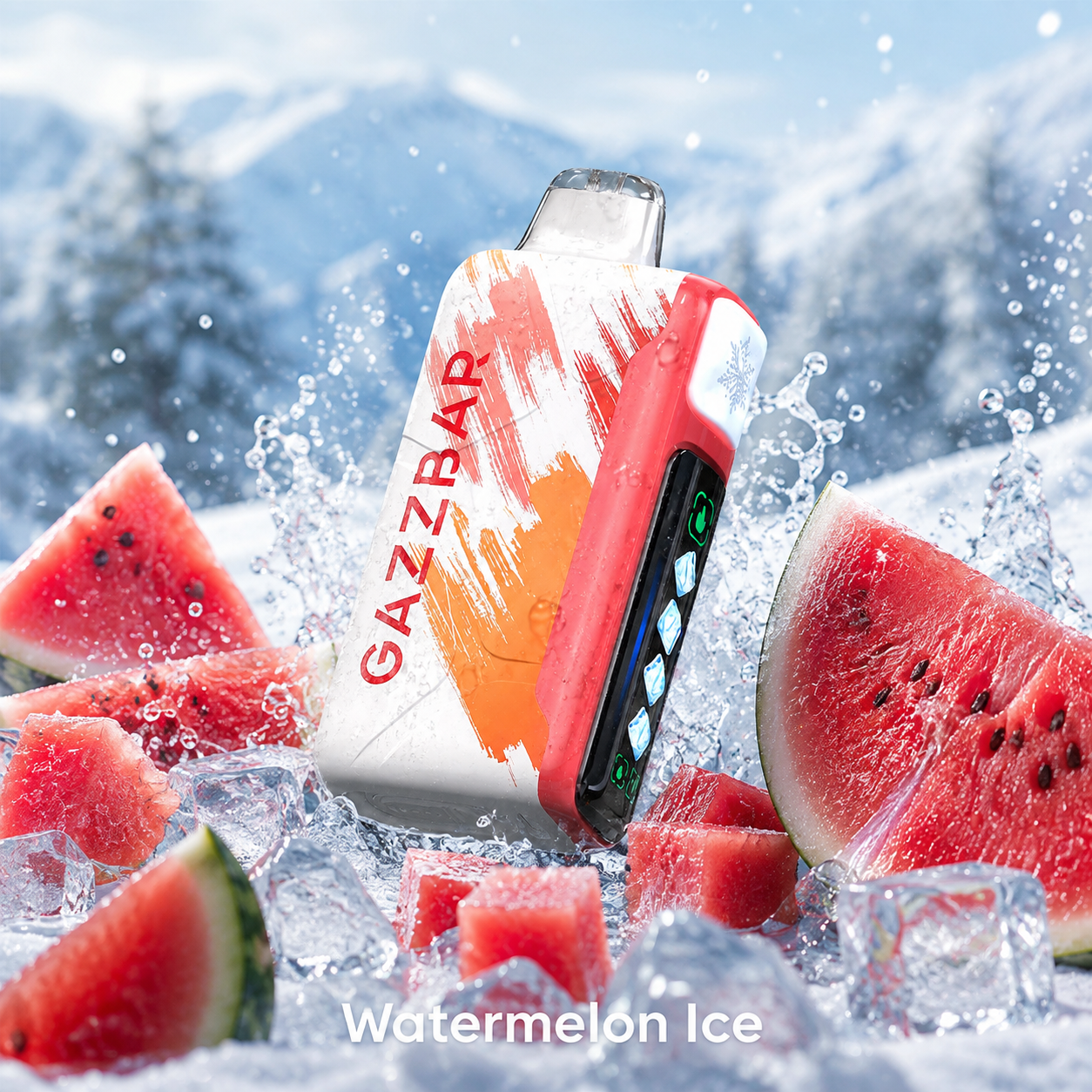 GAZZBAR ICE GOD Ledov&yacute; meloun &ndash; př&iacute;chuť