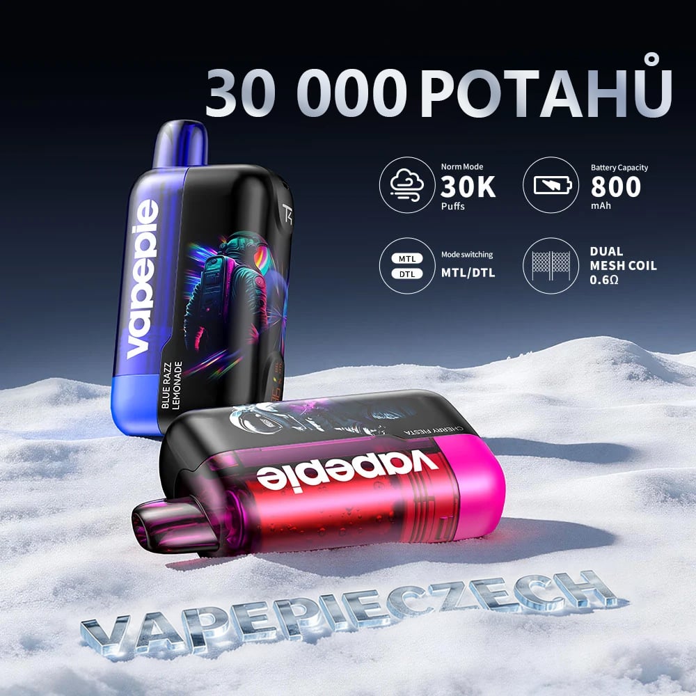 🔥 TK × VAPEPIE Ultra Phantom 30000 Potahů - Deset různých obrázků astronautů