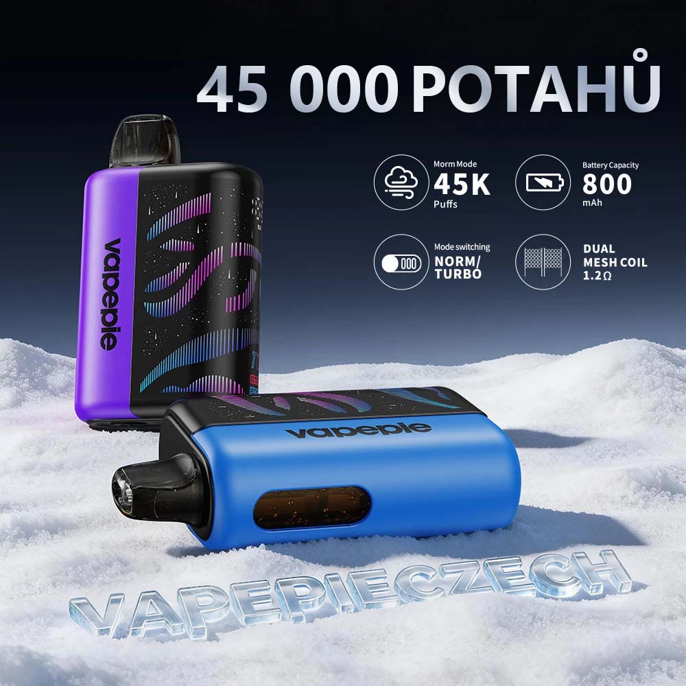 💎Vapepie Galactic Gleam 45000 potahů - Nejnovější model LED světelný displej (⏳Brzy vyprodán! )