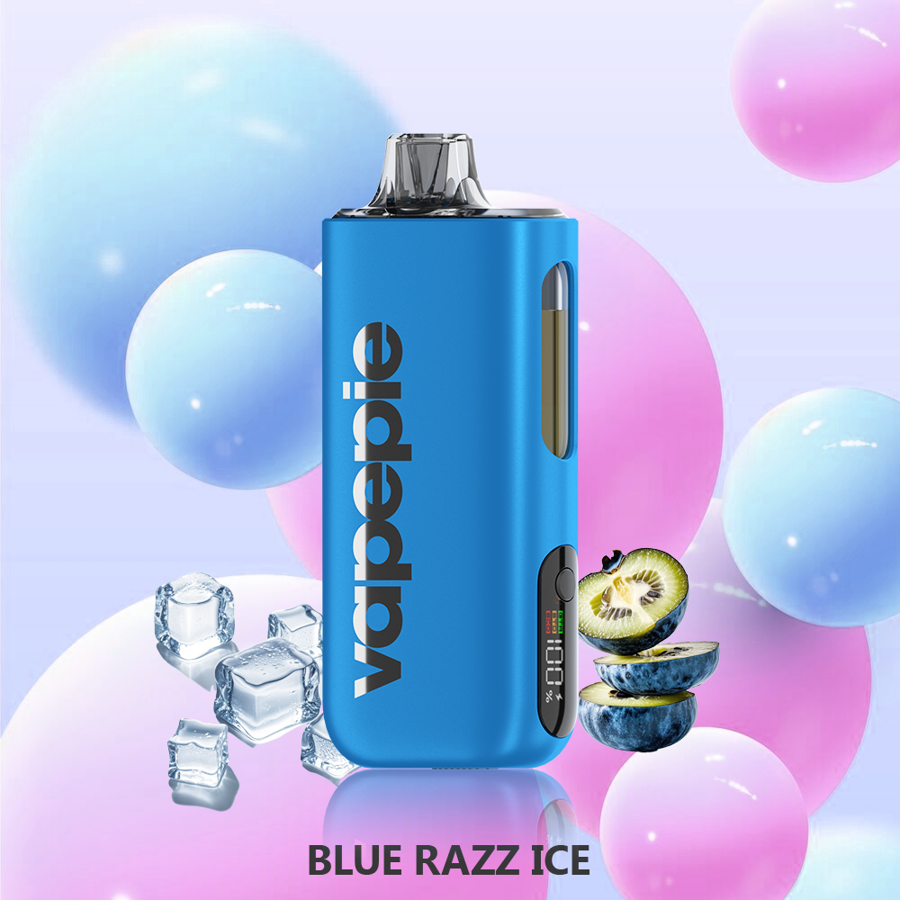 Modrý Raz led & VAPEPIE Max 40000 potahů PRO