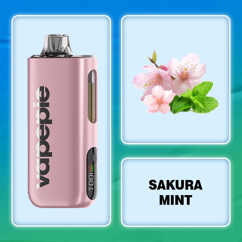 Sakura-máta & VAPEPIE Max 40000 potahů PRO