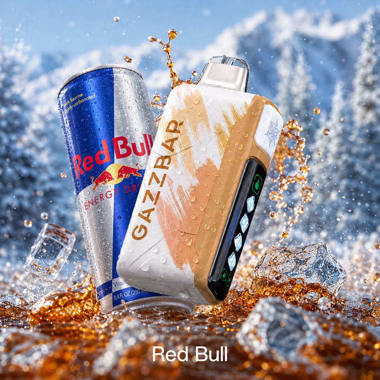 GAZZBAR ICE GOD Red Bull &ndash; př&iacute;chuť energetick&eacute;ho n&aacute;poje