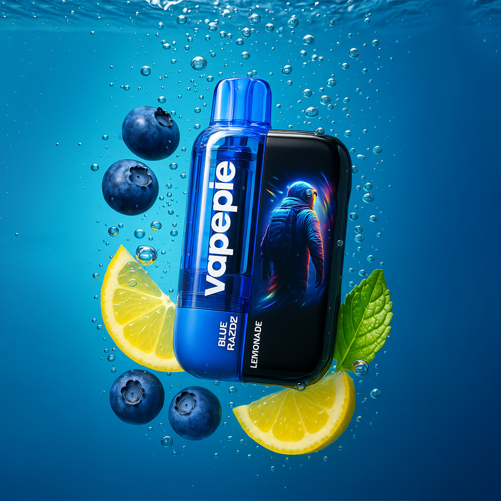 Modrá malina s citronádou🔥 TK × VAPEPIE Ultra Phantom 30000 potahů