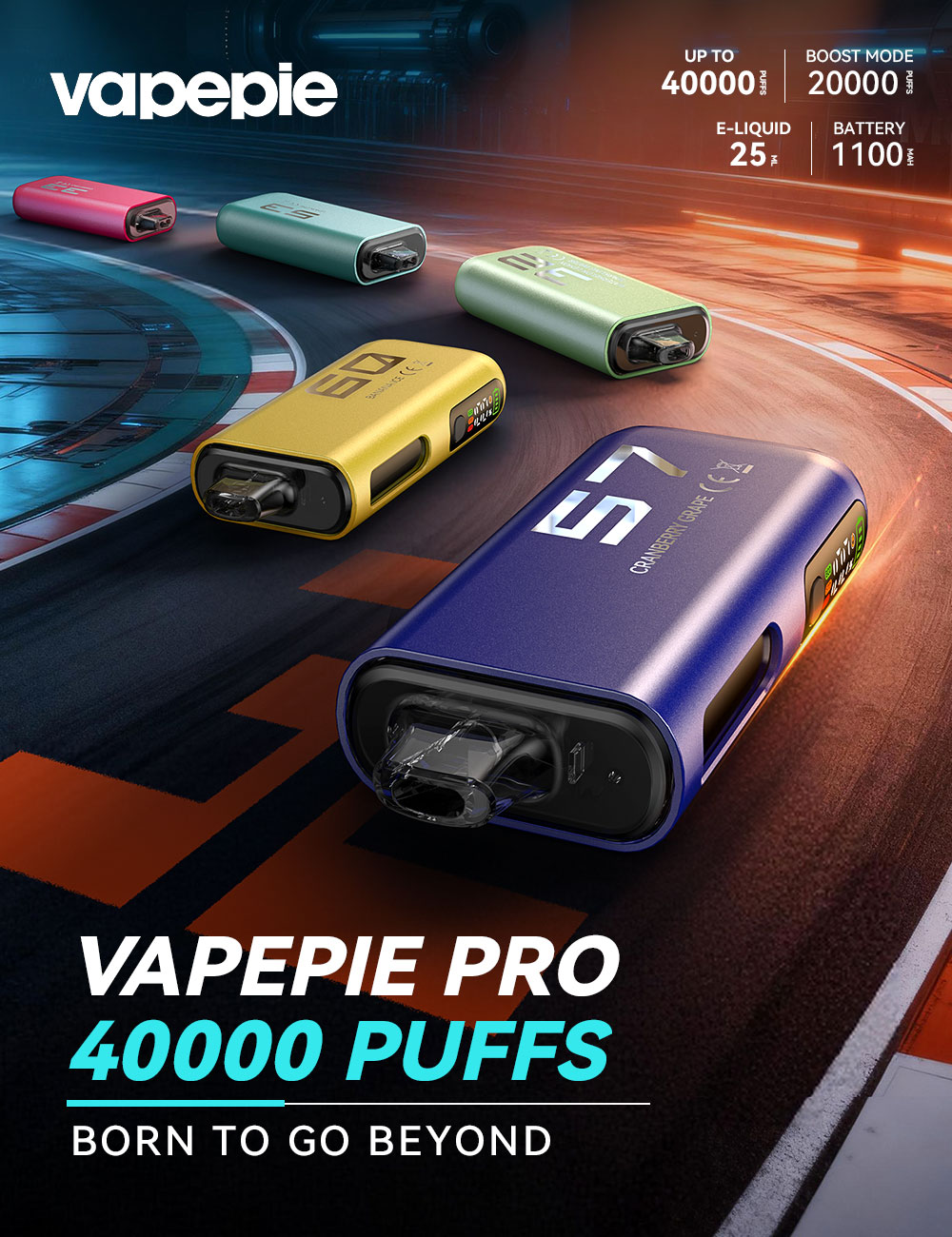VAPEPIE MAX 40000 potahů PRO