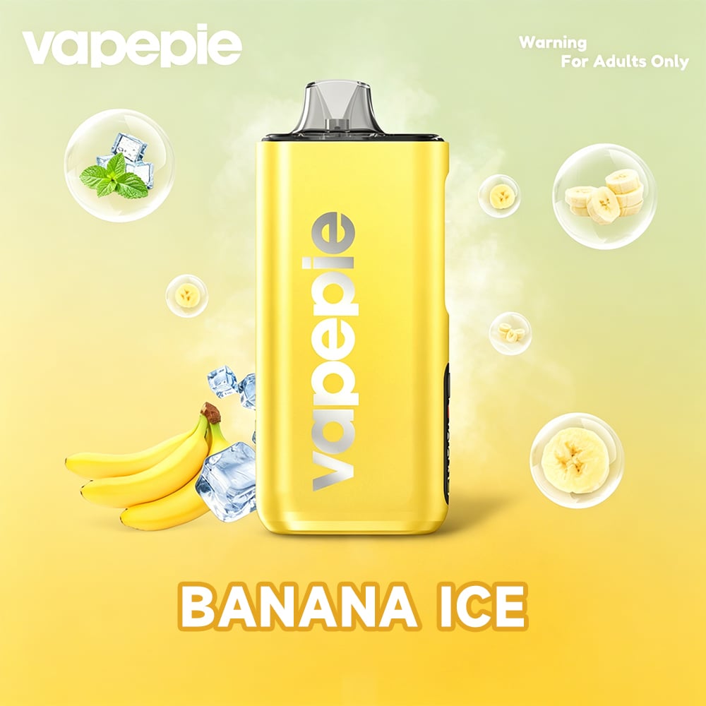 Banánový led & VAPEPIE Max 40000 potahů PRO