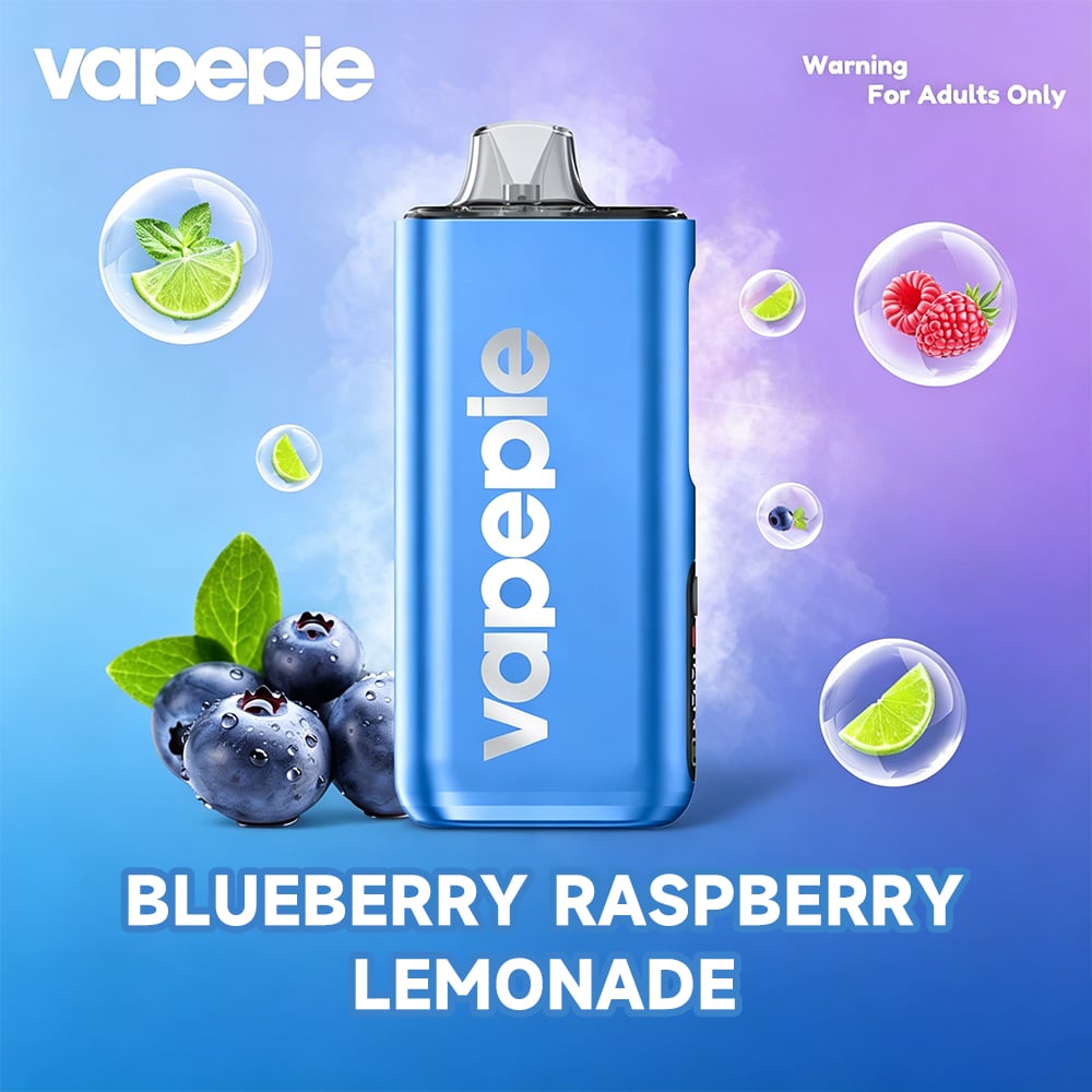 Borůvka-malina-limča & VAPEPIE MAX 40000 potahů PRO