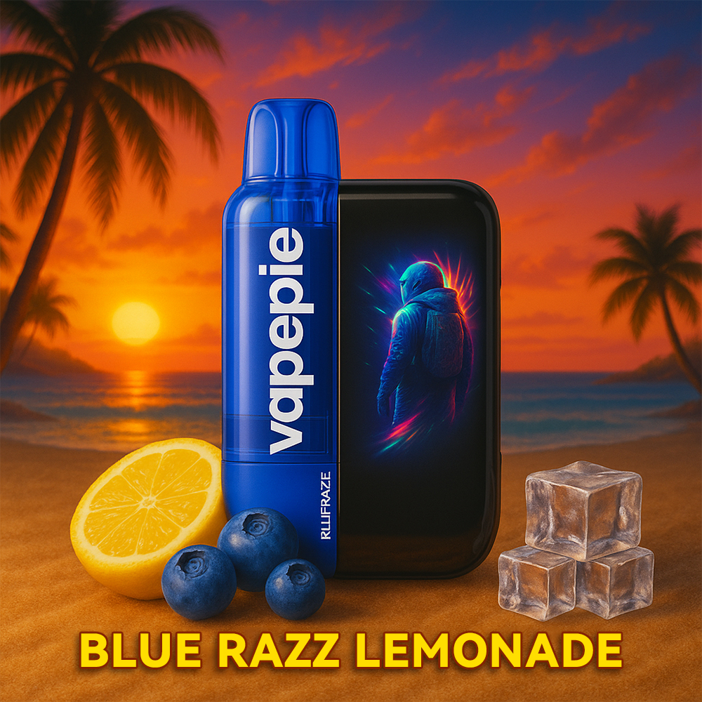 Modrá malina s citronádou🔥 TK × VAPEPIE Ultra Phantom 30000 potahů