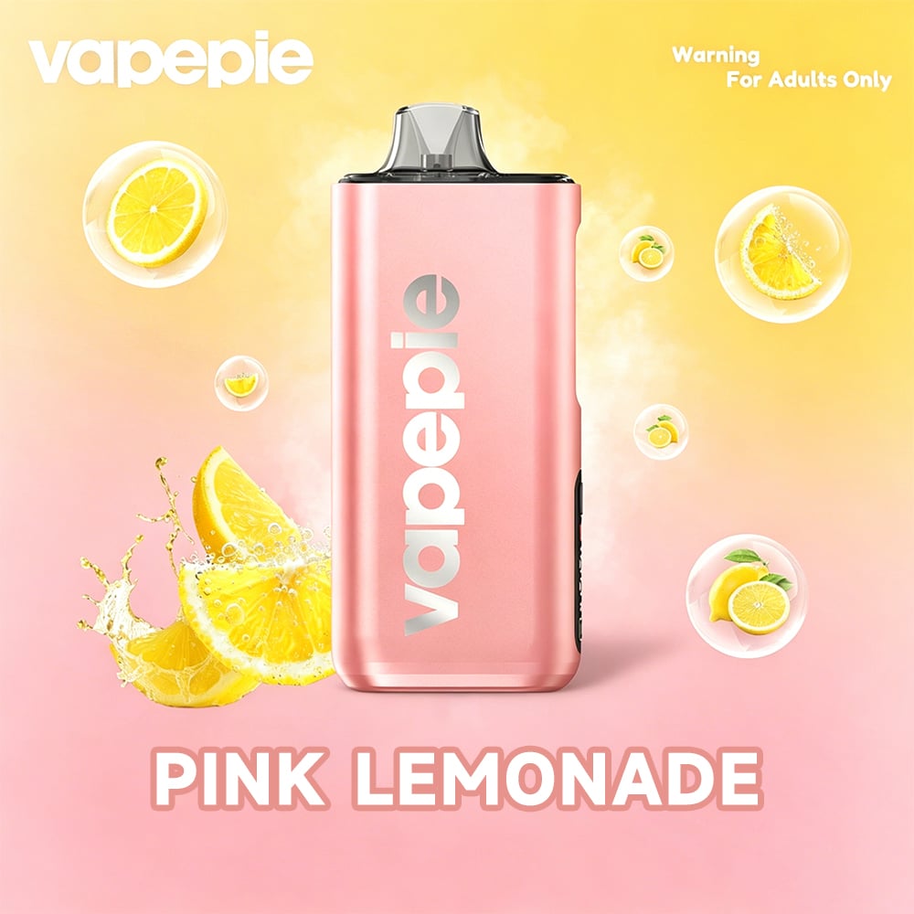 Růžový citron & VAPEPIE Max 40000 potahů PRO