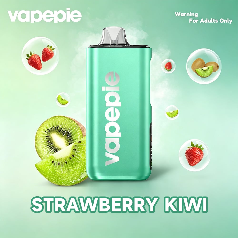 Jahoda-kiwi & VAPEPIE Max 40000 potahů PRO