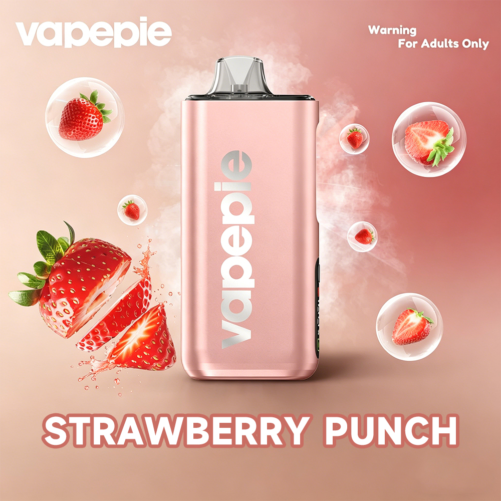 Jahodový punč & VAPEPIE Max 40000 potahů PRO