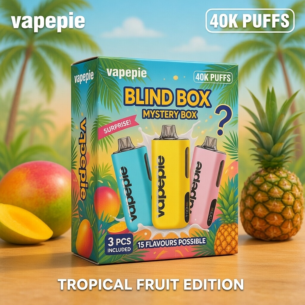 3 ks🎁Mystery Box🎁 | VAPEPIE PRO 40000 potahů